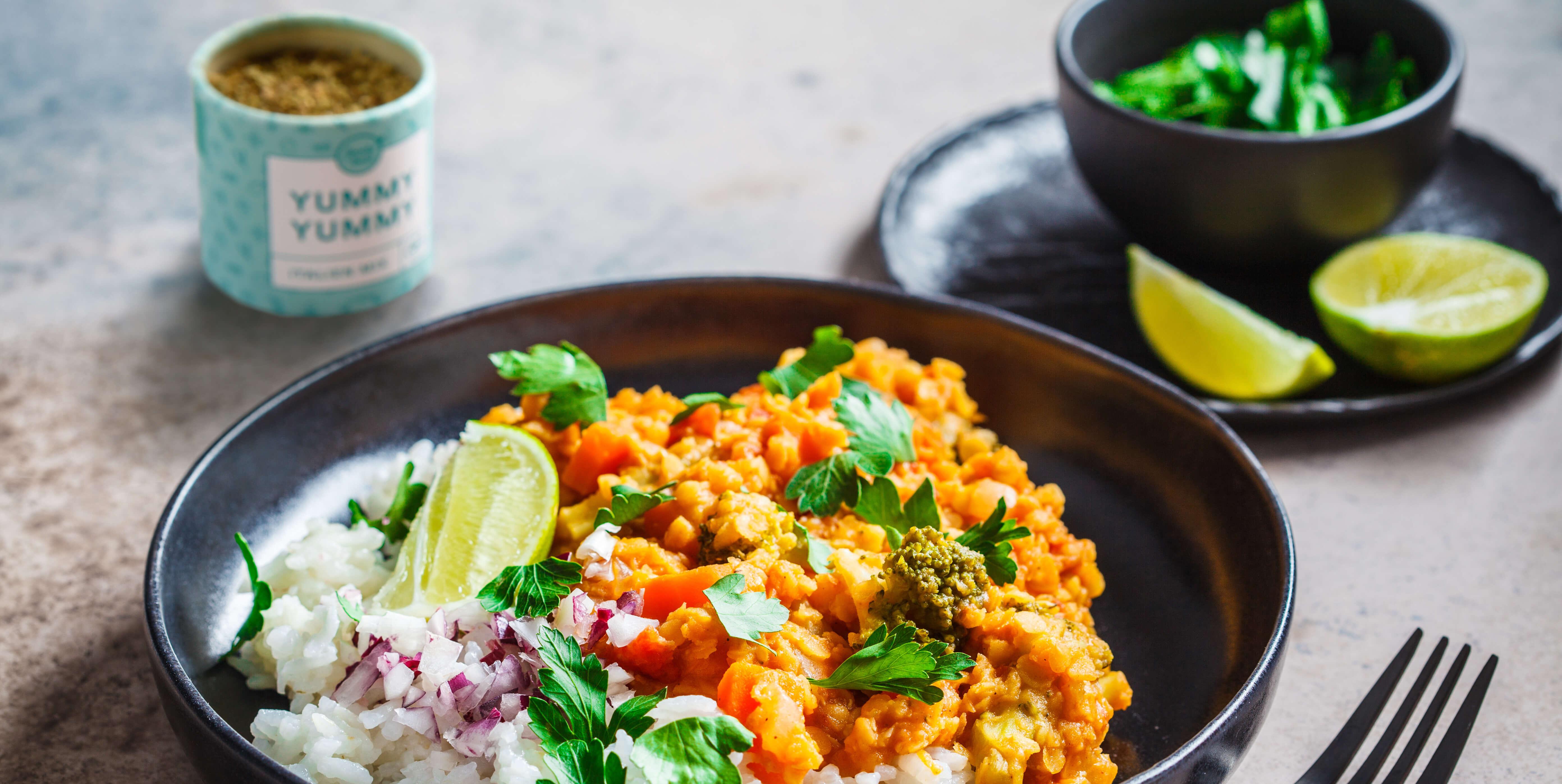 Veganes rote Linsen Curry - foodsbest®